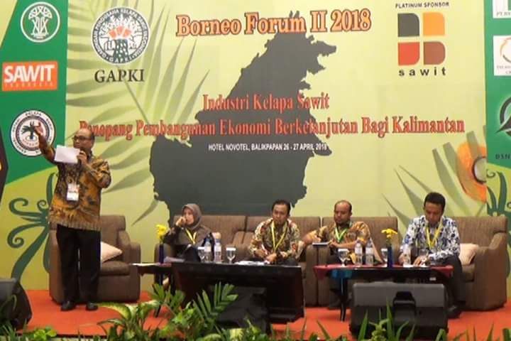 PPKS dalam Borneo Forum II 2018: Industri Kelapa Sawit Penopang Pembangunan Ekonomi Berkelanjutan Bagi Kalimantan